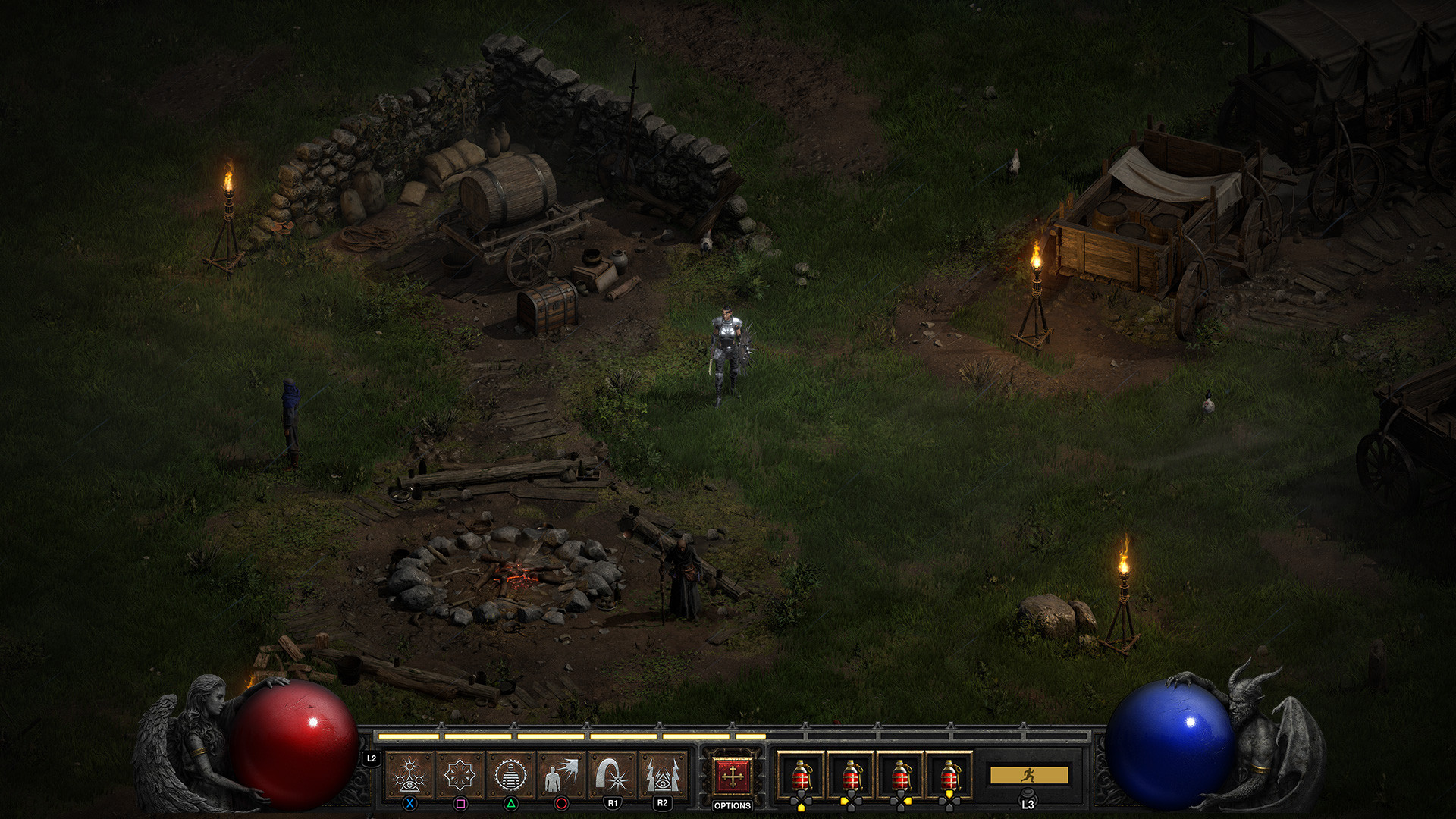 Diablo II: Resurrected gameplay